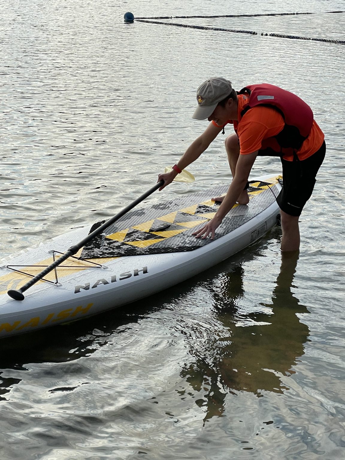 Trying Out The Go Faster Race Paddle Board Harrison Lee Triathlete